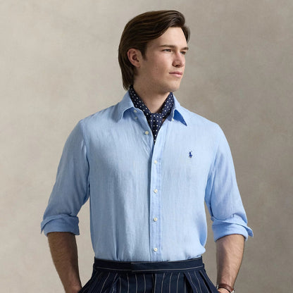 KIT RALPH L LINEN SHIRT [PAY 3 GET 5] +FREE WATCH