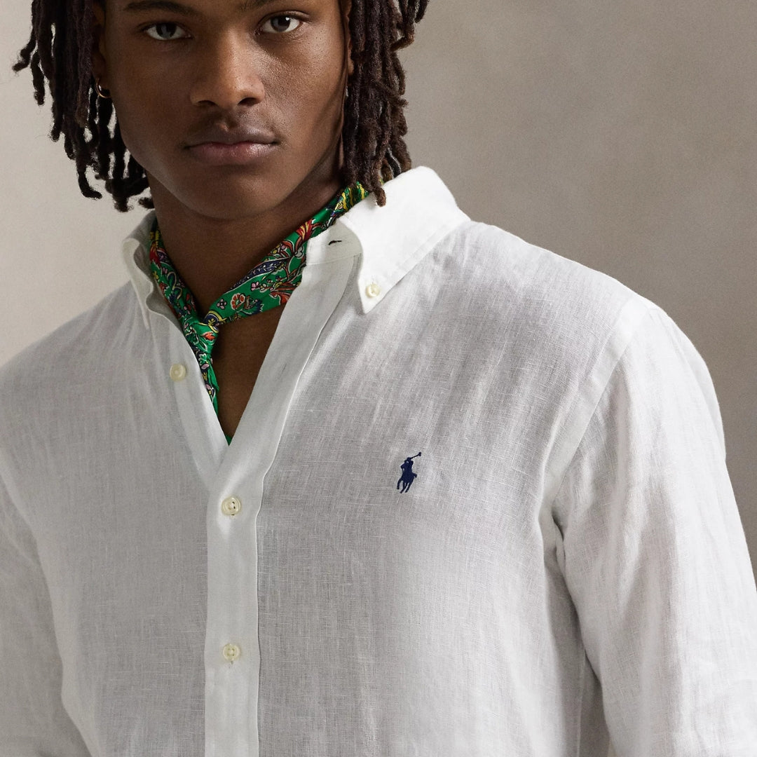 KIT RALPH L LINEN SHIRT [PAY 3 GET 5] +FREE WATCH