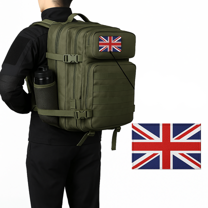 Exodus® Military Tactical Rucksack (+ Free UK Flag Velcro Badge)